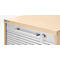 Schäfer Shop Genius Multimobil, B 450 x D 500 x H 1220 mm, kunststof rolluik, met wielen, afsluitbaar, esdoorn