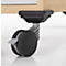 Schäfer Shop Genius Multimobil, B 450 x D 500 x H 1220 mm, kunststof rolluik, met wielen, afsluitbaar, esdoorn