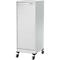 Schäfer Shop Genius Multimobil, B 450 x D 500 x H 1220 mm, kunststof rolluik, met wielen, afsluitbaar, lichtgrijs