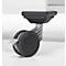 Schäfer Shop Genius Multimobil, B 450 x D 500 x H 1220 mm, kunststof rolluik, met wielen, afsluitbaar, wit