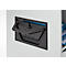 Schäfer Shop Genius Multimobil, B 450 x T 500 x H 1220 mm, Kunststoffrollladen, mit Rollen, abschliessbar, lichtgrau