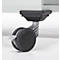 Schäfer Shop Genius Multimobil, B 450 x T 500 x H 1220 mm, Kunststoffrollladen, mit Rollen, abschliessbar, lichtgrau