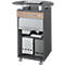 Schäfer Shop Genius Multimobil TETRIS WOOD, L 822 x P 580 x H 1118 mm, graphite/chêne