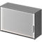 Schäfer Shop Genius opbouw rolluikkast TETRIS WOOD, 2 OH, B 1200 x D 421 x H 750 mm, grafiet