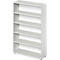 Schäfer Shop Genius open kast TETRIS WOOD, 5 OH, hoogte incl. glijders, B 1000 mm, lichtgrijs 