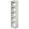 Schäfer Shop Genius open kast TETRIS WOOD, 5 OH, hoogte incl. glijders, B 400 mm, lichtgrijs 
