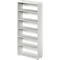 Schäfer Shop Genius open kast TETRIS WOOD, 6 OH, hoogte incl. glijders, B 1000 mm, lichtgrijs