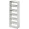 Schäfer Shop Genius open kast TETRIS WOOD, 6 OH, hoogte incl. glijders, B 800 mm, lichtgrijs