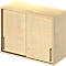Schäfer Shop Genius Opzetkast met schuifdeuren TETRIS WOOD, 2 ordnerhoogten, B 1000 mm, hoogte incl. glijders, esdoornpatroon