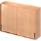 Schäfer Shop Genius Opzetkast met schuifdeuren TETRIS WOOD, 3 ordnerhoogten, B 1600 mm, beukenpatroon