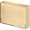 Schäfer Shop Genius Opzetkast met schuifdeuren TETRIS WOOD, 3 ordnerhoogten, B 1600 mm, esdoornpatroon