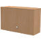 Schäfer Shop Genius Opzetkast TETRIS WALL, 2 ordnerhoogten, deuraanslag rechts, B 1200 x D 440 x H 740 mm, beukenpatroon
