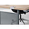 Schäfer Shop Genius Panneau arrière, pour bureau L 1600 mm, H 466 mm, anthracite