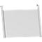 Schäfer Shop Genius Panneau arrière, pour bureau L 800 mm, H 466 mm, aluminium blanc