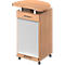 Schäfer Shop Genius Pupitre mobile TETRIS WOOD, l. 822 x P 580 x H 1118 mm, coloris hêtre
