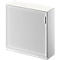 Schäfer Shop Genius Querrollladenschrank TETRIS SOLID, 3 OH, B 1200 mm, inkl. 19 mm Abdeckplatte, weiss/weissalu