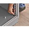 Schäfer Shop Genius Querrollladenschrank TETRIS SOLID, 3 OH, B 1200 x T 413 x H 1170 mm, mit Böden und Abdeckplatte, Ahorn/weißalu