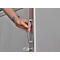 Schäfer Shop Genius Querrollladenschrank TETRIS SOLID, 3 OH, B 1200 x T 413 x H 1170 mm, mit Böden und Abdeckplatte, weiß/weißalu 