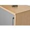 Schäfer Shop Genius Querrollladenschrank TETRIS WOOD, 2 OH, B 1000 mm, Höhe inkl. Gleiter, graphit
