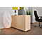 Schäfer Shop Genius Querrollladenschrank TETRIS WOOD, 2 OH, B 1200 mm, Höhe inkl. Gleiter, Ahorn-Dekor