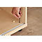 Schäfer Shop Genius Querrollladenschrank TETRIS WOOD, 2 OH, B 1600 mm, Höhe inkl. Gleiter, Mitteltrennwand, graphit