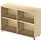 Schäfer Shop Genius Regal TETRIS WOOD, 2 OH, Höhe inkl. Gleiter, B 1200 mm, Ahorn-Dekor