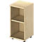 Schäfer Shop Genius Regal TETRIS WOOD, 2 OH, Höhe inkl. Gleiter, B 400 mm, Ahorn-Dekor