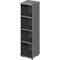 Schäfer Shop Genius Regal TETRIS WOOD, 4 OH, Höhe inkl. Gleiter, B 400 mm, graphit