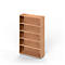 Schäfer Shop Genius Regal TETRIS WOOD, 5 OH, Höhe inkl. Gleiter, B 1000 mm, Buche-Dekor 