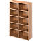 Schäfer Shop Genius Regal TETRIS WOOD, 5 OH, Höhe inkl. Gleiter, B 1200 mm, Buche-Dekor 