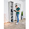 Schäfer Shop Genius Regal TETRIS WOOD, 6 OH, Höhe inkl. Gleiter, B 400 mm, lichtgrau