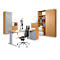 Schäfer Shop Genius Regal TETRIS WOOD, 6 OH, Höhe inkl. Gleiter, B 800 mm, lichtgrau
