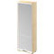 Schäfer Shop Genius Roldeurkast met verticale roldeur TETRIS WOOD, 5,5 ordnerhoogten, H 2270 mm, hoogte incl. glijders, esdoornpatroon