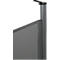 Schäfer Shop Genius Rückseitenblende, für Schreibtisch B 1200 mm, H 466 mm, anthrazit