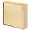 Schäfer Shop Genius Schiebetürenschrank TETRIS WOOD, 3 OH, B 1200 mm, Höhe inkl. Gleiter, Ahorn-Dekor