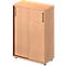 Schäfer Shop Genius Schiebetürenschrank TETRIS WOOD, 3 OH, B 800 mm, Höhe inkl. Gleiter, Buche-Dekor