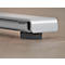 Schäfer Shop Genius Schreibtisch AERO FLEX, elektrisch höhenverstellbar, Rechteck, C-Fuß, B 1200 mm, Ahorn/schwarz + Memorypanel