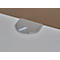 Schäfer Shop Genius Schreibtisch AERO FLEX, elektrisch höhenverstellbar, Rechteck, C-Fuß, B 1600 mm, Ahorn/schwarz + Memorypanel