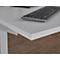 Schäfer Shop Genius Schreibtisch AERO FLEX, elektrisch höhenverstellbar, Rechteck, C-Fuß, B 2000 x T 800 x H 700-1200 mm, Ahorn/schwarz + Memorypanel