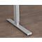 Schäfer Shop Genius Schreibtisch AERO FLEX, elektrisch höhenverstellbar, Rechteck, C-Fuß, B 2000 x T 800 x H 700-1200 mm, Ahorn/schwarz + Memorypanel