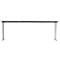Schäfer Shop Genius Schreibtisch AERO FLEX, elektrisch höhenverstellbar, Rechteck, T-Fuß, B 1600 mm, lichtgrau/weißalu