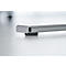 Schäfer Shop Genius Schreibtisch AERO FLEX, elektrisch höhenverstellbar, Rechteck, T-Fuß, B 1600 x T 800 x H 620-1280 mm, weiß/weißalu