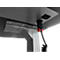 Schäfer Shop Genius Schreibtisch Elements, elektrisch höhenverstellbar, Rechteck, C-Fuß, B 1600 x T 800 x H 645-1300 mm, schwarz/weiß + Technikeinbau