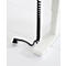 Schäfer Shop Genius Schreibtisch Elements, elektrisch höhenverstellbar, Rechteck, C-Fuß, B 1600 x T 800 x H 645-1300 mm, weiß + Technikeinbau