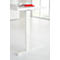 Schäfer Shop Genius Schreibtisch Elements, elektrisch höhenverstellbar, Rechteck, C-Fuß, B 1600 x T 800 x H 645-1300 mm, weiß + Technikeinbau