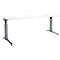 Schäfer Shop Genius Schreibtisch ERGOSTYLE S, manuell höhenverstellbar, Rechteck, C-Fuß, B 2000 x T 800 x H 675-895 mm, weiß/anthrazit