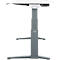 Schäfer Shop Genius Schreibtisch ERGOSTYLE S, Rechteck, elektrisch höhenverstellbar, zweistufig, C-Fuß, B 1600 x T 800 x H 635-1305 mm, inkl. Memory Master, weiß/anthrazit