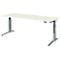 Schäfer Shop Genius Schreibtisch ERGOSTYLE S, Rechteck, elektrisch höhenverstellbar, zweistufig, C-Fuß, B 2000 x T 800 x H 635-1305 mm, inkl. Memory Master, weiß/anthrazit