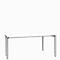 Schäfer Shop Genius Schreibtisch MODENA FLEX, 4-Fuß-Rechteckrohr, einseitig, B 1600 mm, weiß 