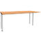 Schäfer Shop Genius Schreibtisch MODENA FLEX, Breite 1600 mm, beidseitig verkürzt, Buche 